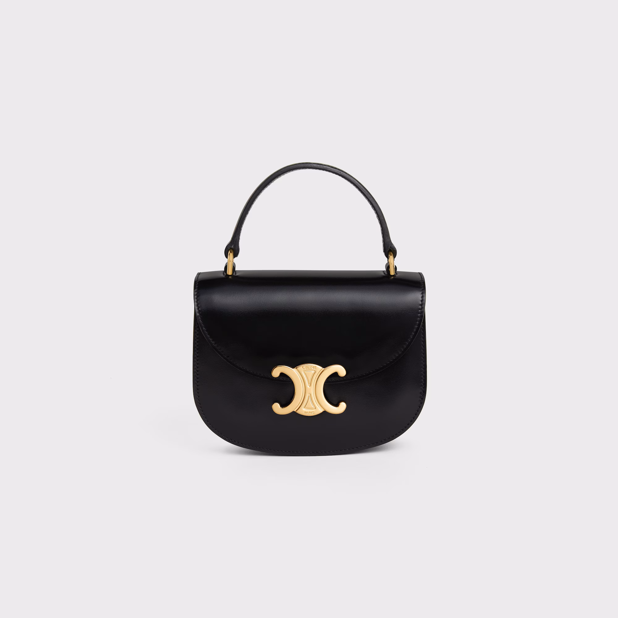 Mini Besace Clea In Shiny Calfskin